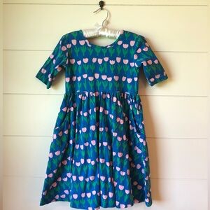 Hanna Andersson Tulip Dress Girls Size 8 130
